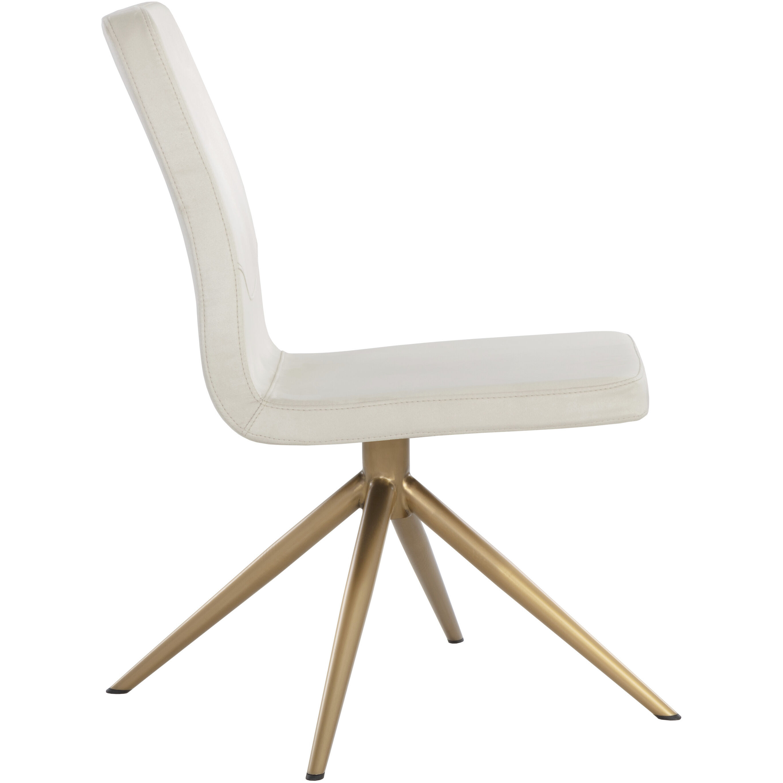 Hilda Vienna Cream Swivel Dining Chair, Swivel